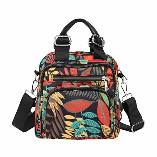 Syrads Ladies Cross-Body Bolsos Daily Travel Holiday Messenger Bag Mochila de estilo étnico,b style Cover