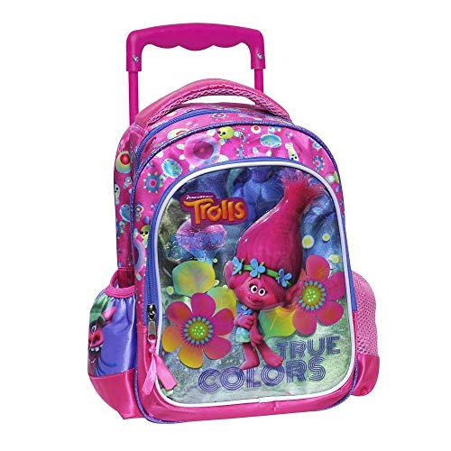 GIM trolls: Mochila infantil  31 cm   color rosa