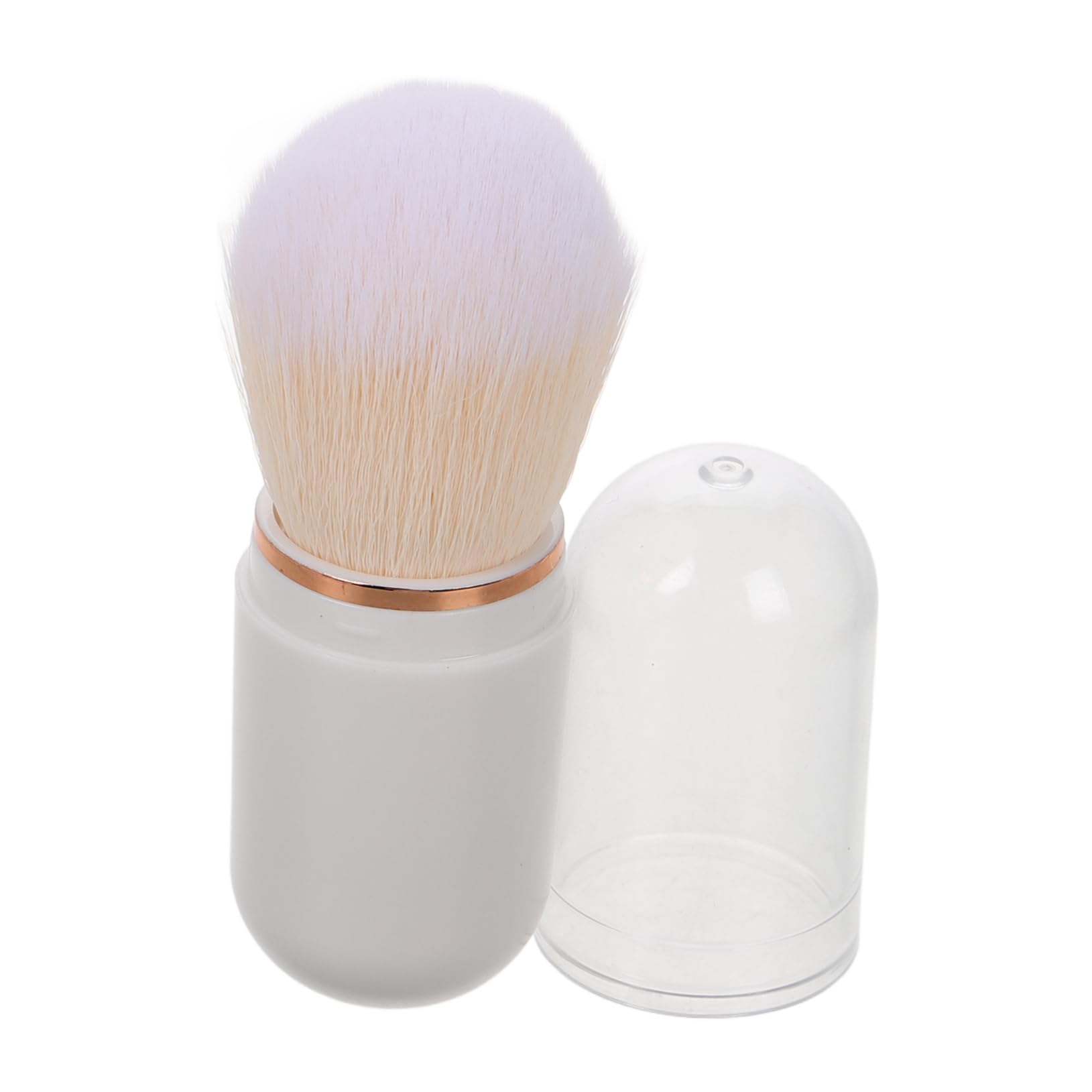 Healeved Retractable Mini Makeup Brush Set Portable Blush Brush for Cheeks Travel Size Comfortable Bristles