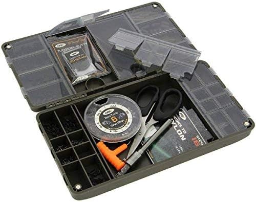 Sporting Wholesale NGT Fishing Terminal Tackle XPR Compact Secure Box System for Shot Hooks Line, Olive Green, 1312 cubic centimeters - Image 3
