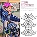 GOOHOCHY 2Sets Boy Girl Bike Protective Mesh Creative Bike Accessories for Boys and Girls Easy Installation Protects Feet Clothes Fits Bikes