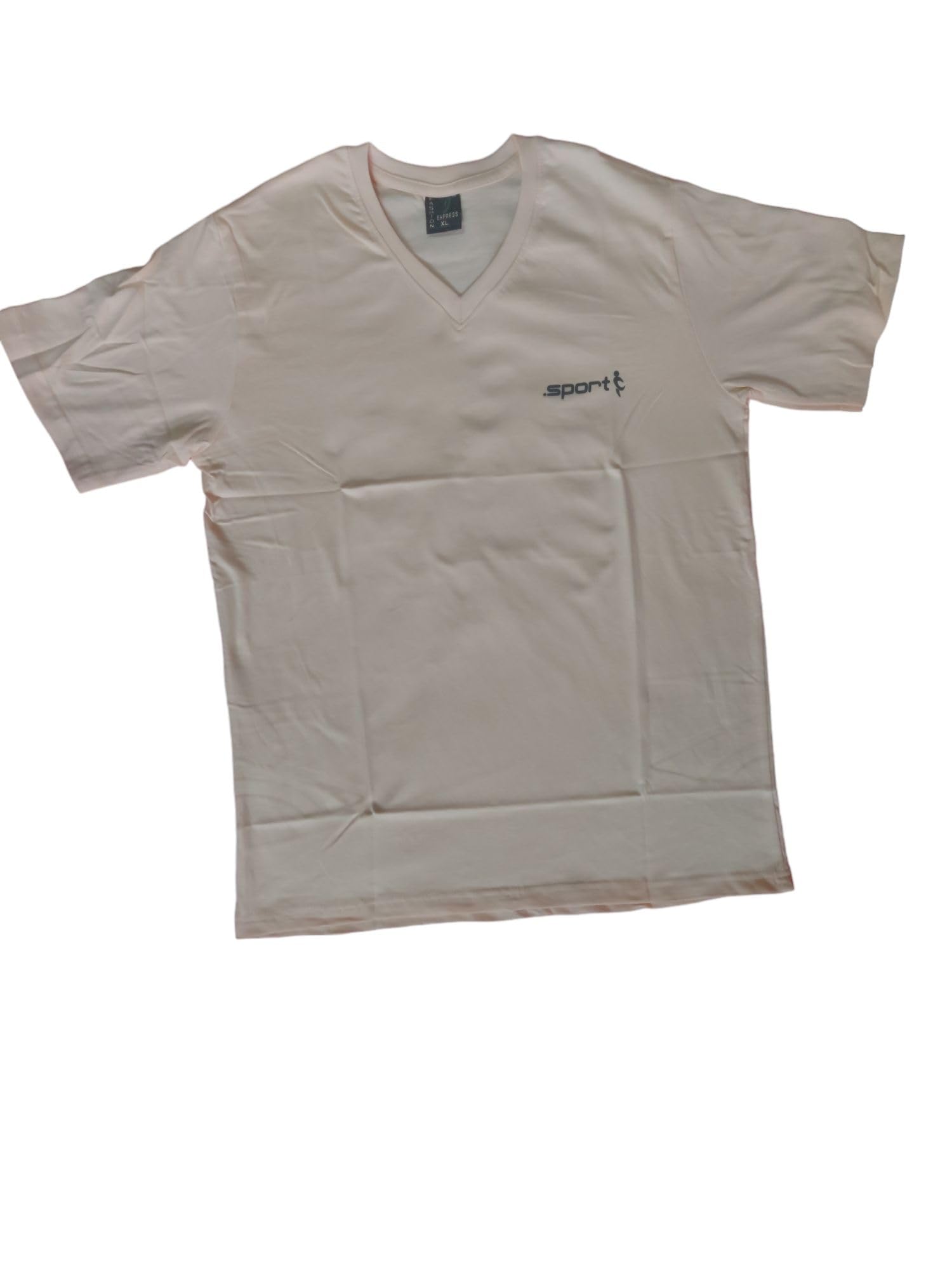 Men Vashion Fashion Vneck Cotton Tshirt, XL Size