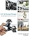 woleyi Sun Visor Car Tablet Holder, Visor Clip Tablet Mount for Car, 360° Rotation Universal Steering Wheel Tablets Clamp with 1/4'' Screw for iPad Pro Air Mini, Phone, Switch, 4.7-13