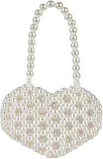 Pearl Beaded Evening Clutch Bag, Wedding Party Handbag, Elegant Formal Purse-picture-38