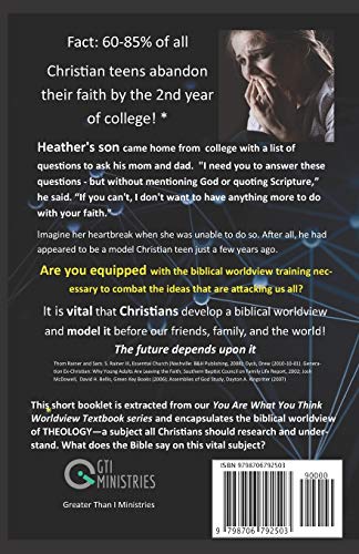 The Christian Worldview of THEOLOGY: Why Does Your Theology Matter? (You Are What You Think Worldview BOOKLET Series) - Image 2
