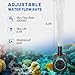 Knifel 400GPH Submersible Water Pump(1500L/H,25W),Ultra Quiet Fountain Pump with 6.5ft High Lift, Pond Pump for Fish Tank, Pond, Aquarium, Statuary, Hydroponics.