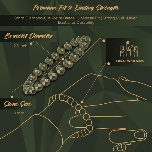 Image of ORBON Certified Natural Crystal Stone Bracelet for Men & Women | Powerful Gemstone Bracelet | Real Certified Stones with Authenticity Certificate & Activation Card
