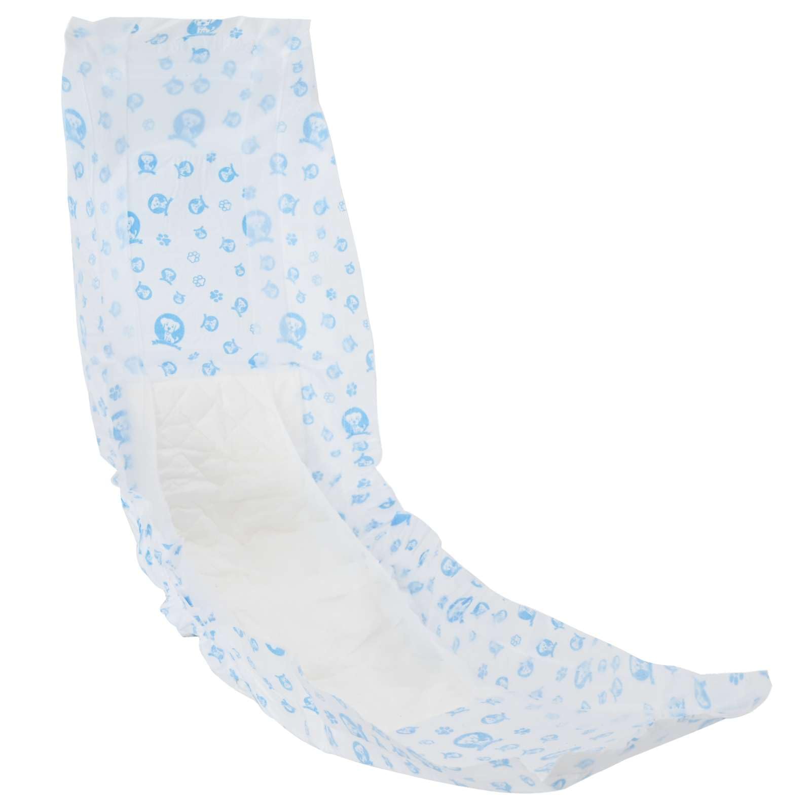 Protection Hygiénique Jetable pour Chien Mâle Taille M 30 pcs Blanc Absorbant Ajustable Confortable Maintien Sécurisé pour Incontinence Urinaire Chaleurs Éducation Senior Voyage