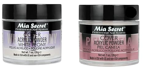 Mia Secret - CUBIERTA EN POLVO (WHITE PEONY + PIEL CANELA) 1 oz
