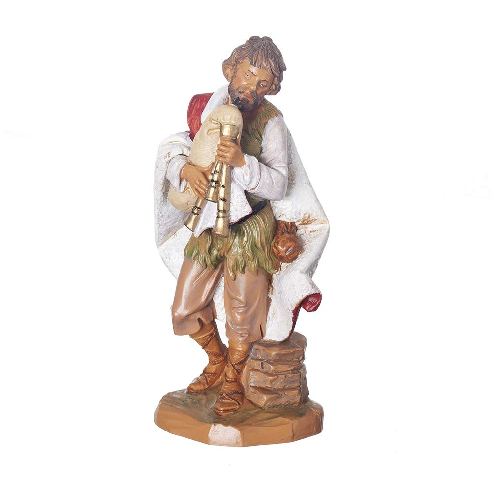 19cm Fontanini Josiah the Bagpiper Figurine 52826