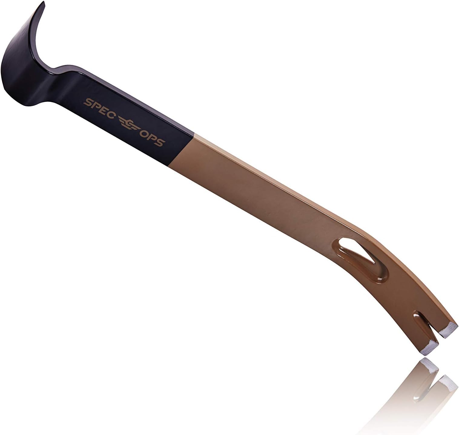 Spec Ops Tools Pry Bar, Crowbar for Demolition &amp; Nail Pulling, High-Carbon Steel, 15" Flat Pry Bar (Pack of 12)