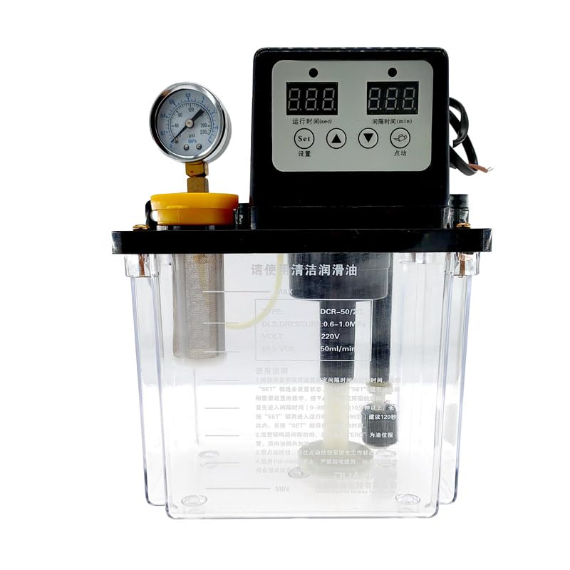 1pcs 2L Lubricant Pump Automatic Lubricating Oil Pump CNC Electromagnetic Lubrication Pump Lubricator