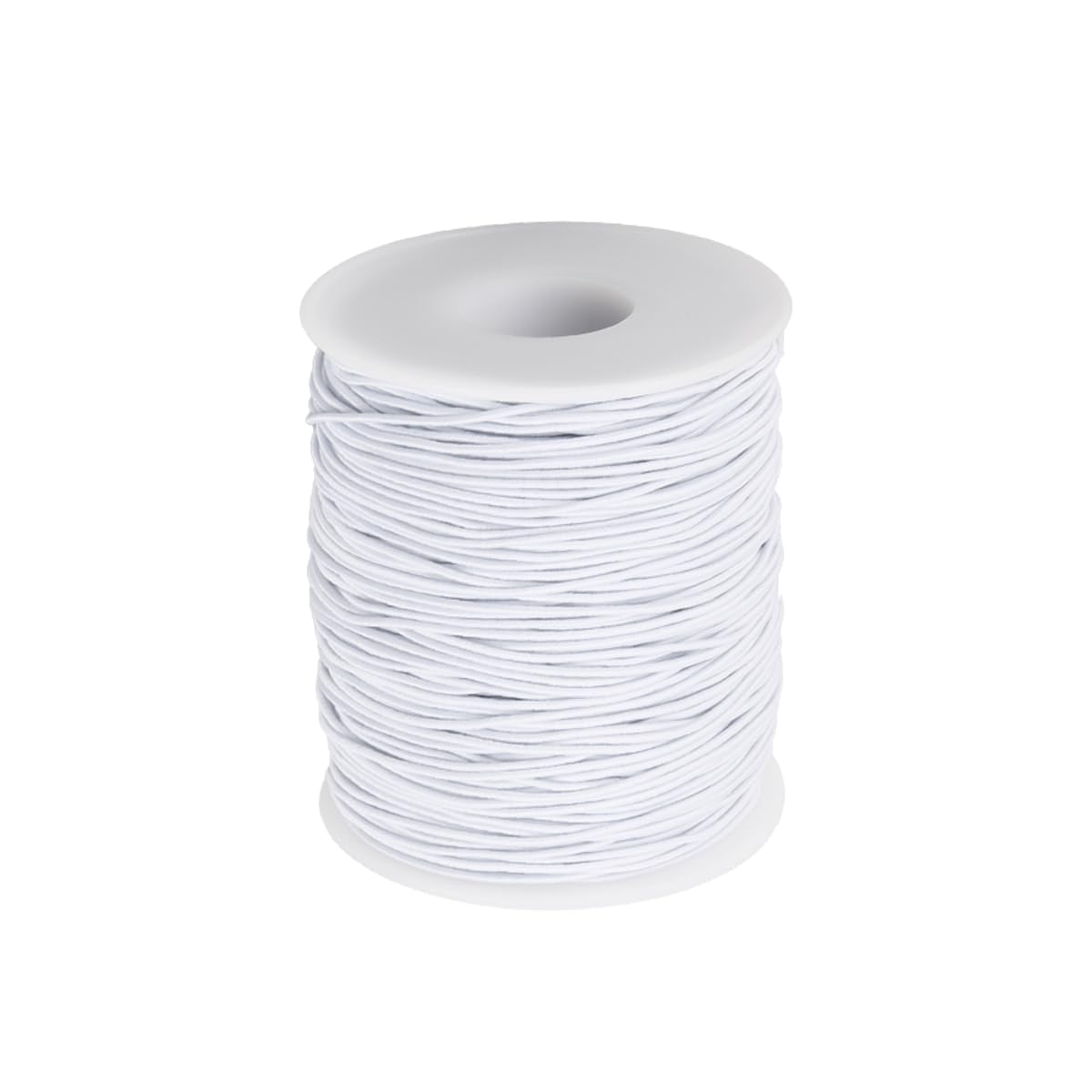 Tabanzhe White 1Mm X 100M Elastic String For Bracelet Making,Stretchy Elastic Cord,Beading Thread For Jewellery Necklace Diy Craft(White)