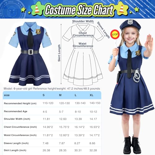 Yadiya Police Officer Costume For Kids thumb #1