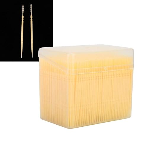 Miniatura 2 de Palillo de dientes de doble cabeza, 1100 piezas palillos de dientes de limpieza de dientes, herramienta portátil para el cuidado de los dientes (#1)