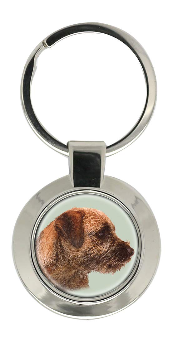 Giftshop UK Border Terrier Key Ring