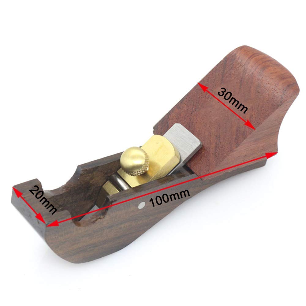 Excircle Pialla a mano Strumenti per impugnatura da falegname fai-da-te Strumento manuale per la lavorazione del legno per strumento/rifilatura del fondo dello scafo Pialla in legno (Specifica lama: