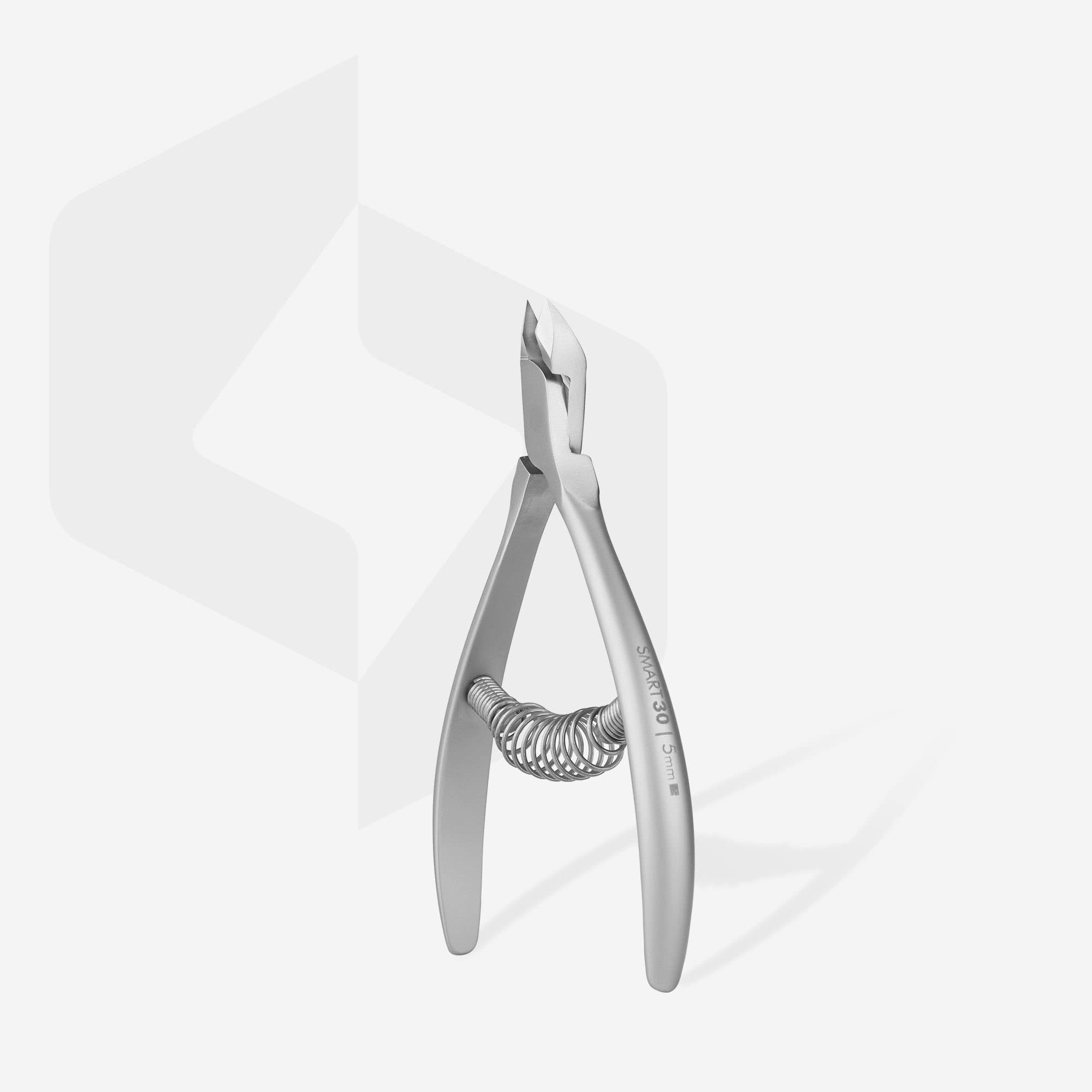 STALEKS PRO by Natury Nails Pinza professionale per cuticole 5 mm. Acciaio inossidabile (Smart 30-5mm)