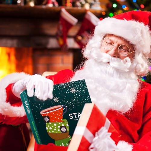 ستاش تي مجموعة متنوعة من عينات الشاي للعطلات 24 يوم من ادفينت كاليندر 2025 - شاي اسود واخضر وعشبي