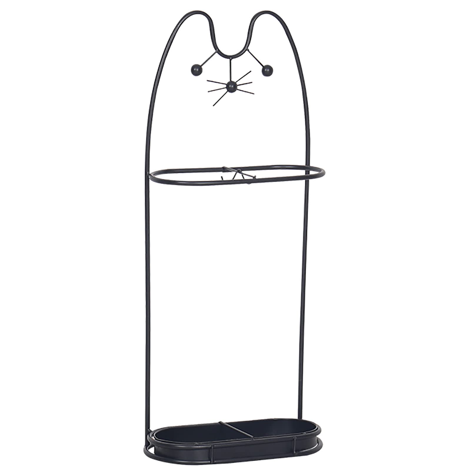 Porte-parapluies créatif en métal pour éliminer l'humidité de l'entrée