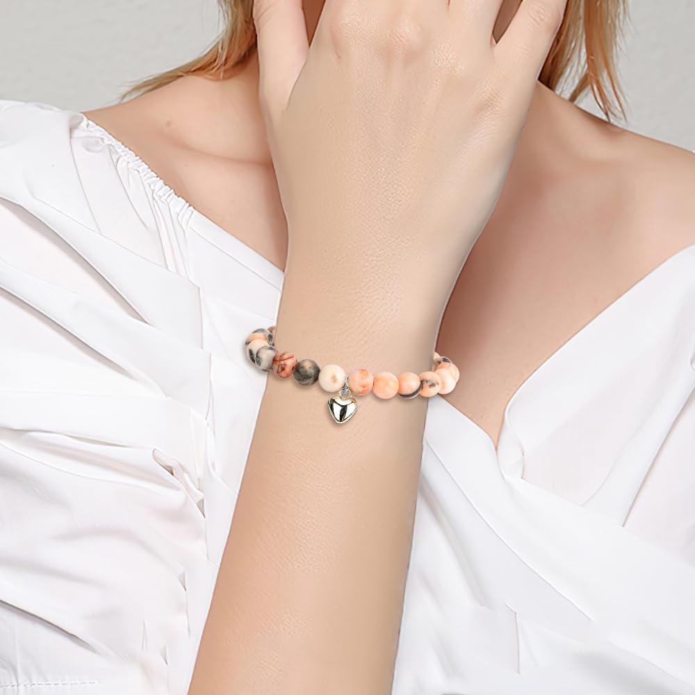 Inspirational Gifts for Women,Encouragement Positive Christmas Valentines Galentines Gifts for Friends Nurse Employee Coworkers Teacher College Graduation Farewell Appreciation Gifts,Beaded Bracelets - Image 4