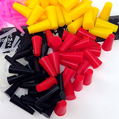 175 Piece Powder Coating Plugs High Temp Silicone Rubber Tapered Stopper Kit - Thumbnail 2
