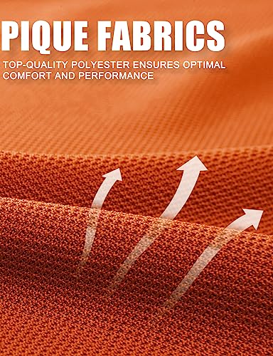 Magcomsen Men's Quick Dry Polo Shirt - Summer, Golf, Fishing, Work, Casual Short Sleeve T-Shirt #TOP6