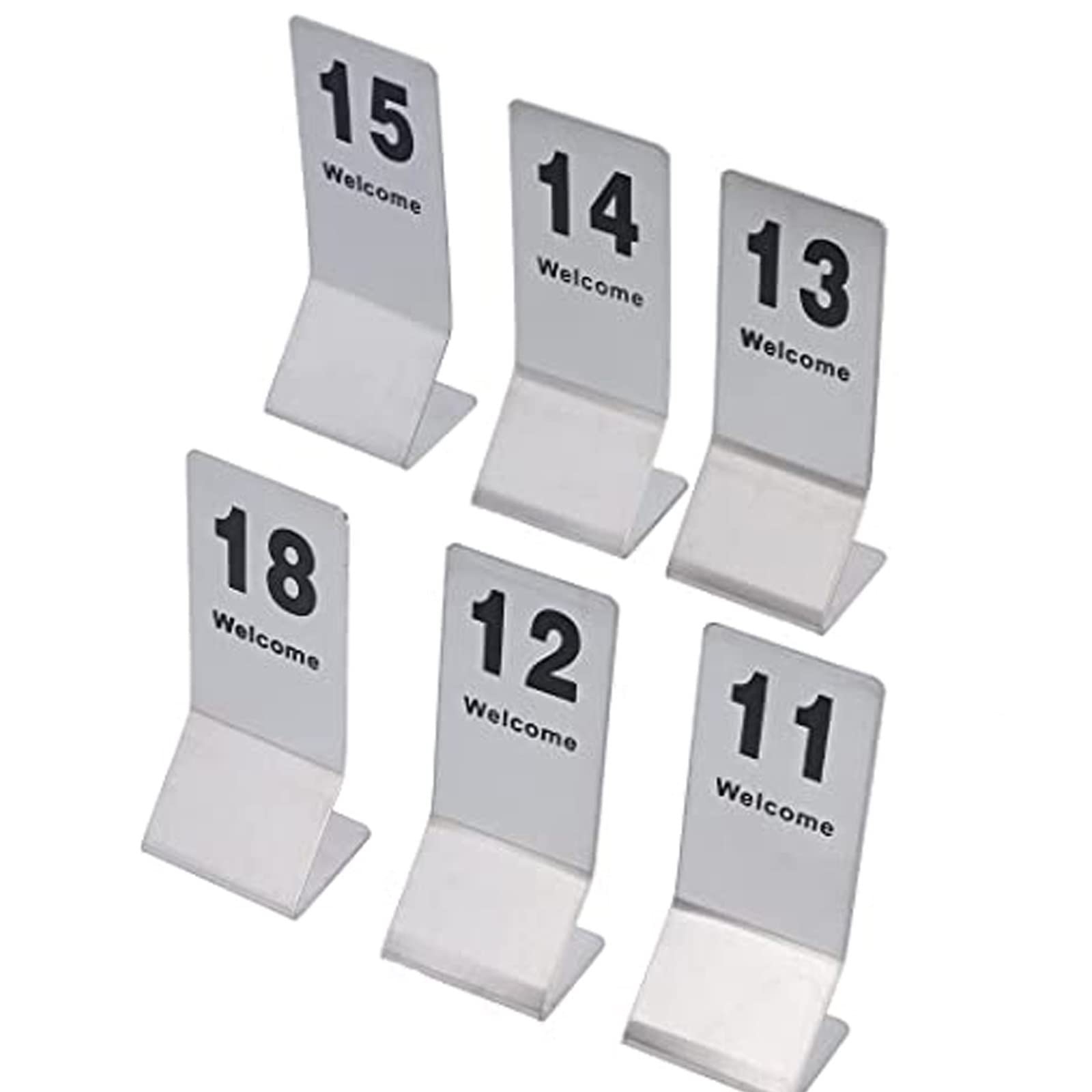 Números de mesa 1-25/50 Etiquetas números metal, ideales for recepciones rústicas, banquetes, cafeterías y restaurantes(25pcs)
