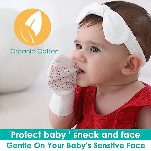 6 Paare Fäustlinge Baby No Scratch Fäustlinge Handschuhe Babyhandschuhe Keine Kratzhandschuhe für 6-12 Monate