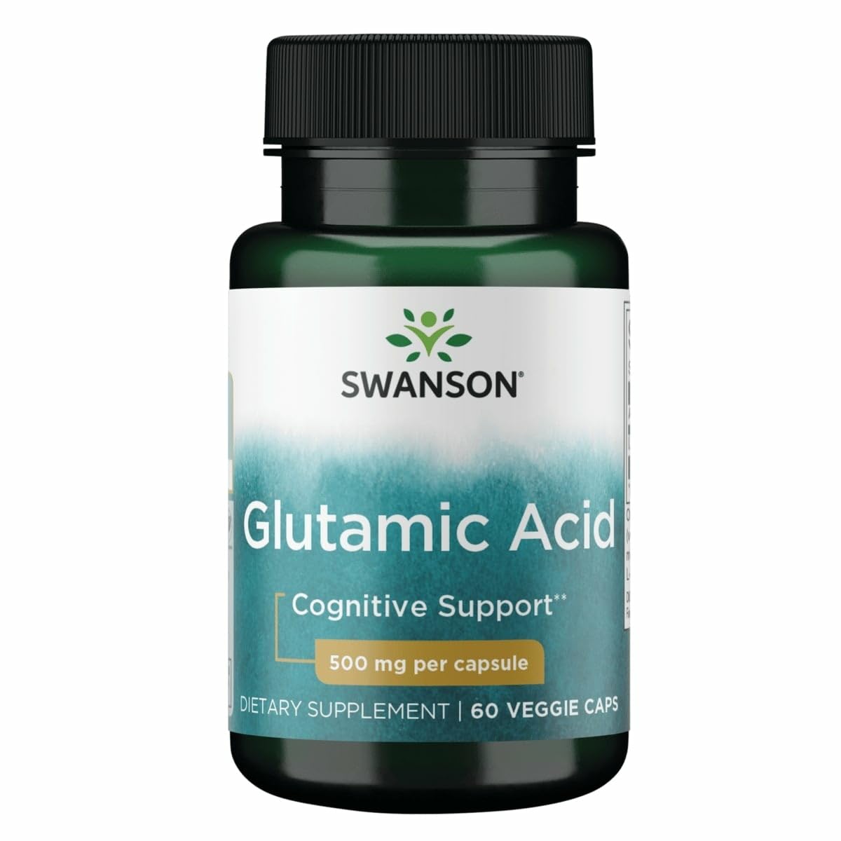 Glutamic Acid, 500mg - 60 vcaps