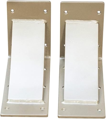 Miniatura 49 de Rustic Red Door Co. Soporte triangular de acero resistente para estante flotante, pequeño decorativo, soporte de estantería de bricolaje