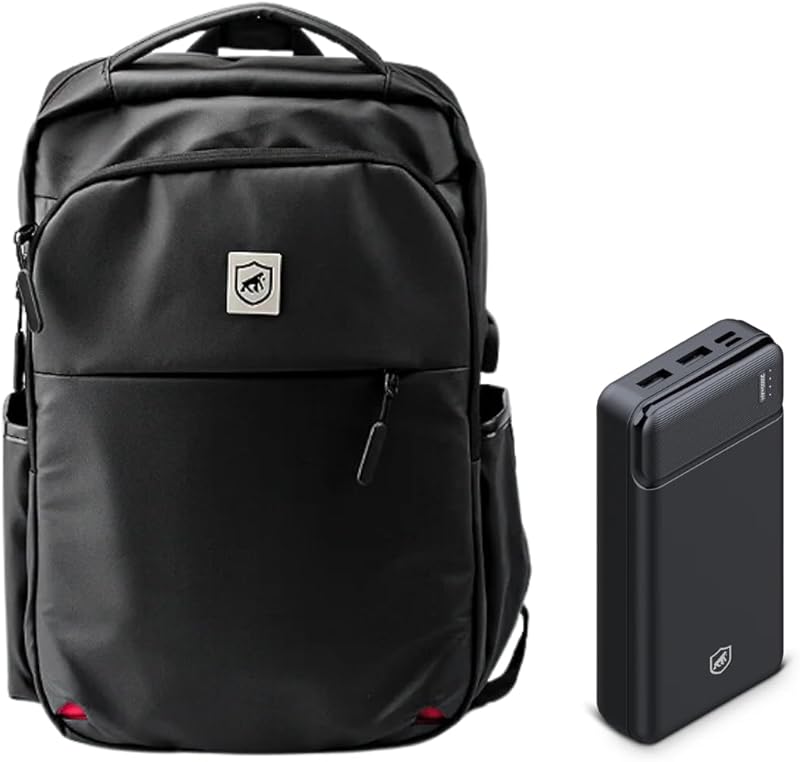 Mochila Guardian + Carregador Portátil Armor 20.000mAh - Gshield em oferta na Shopee Mochila Guardian + Carregador Portátil Armor 20.000mAh - Gshield em oferta na Shopee