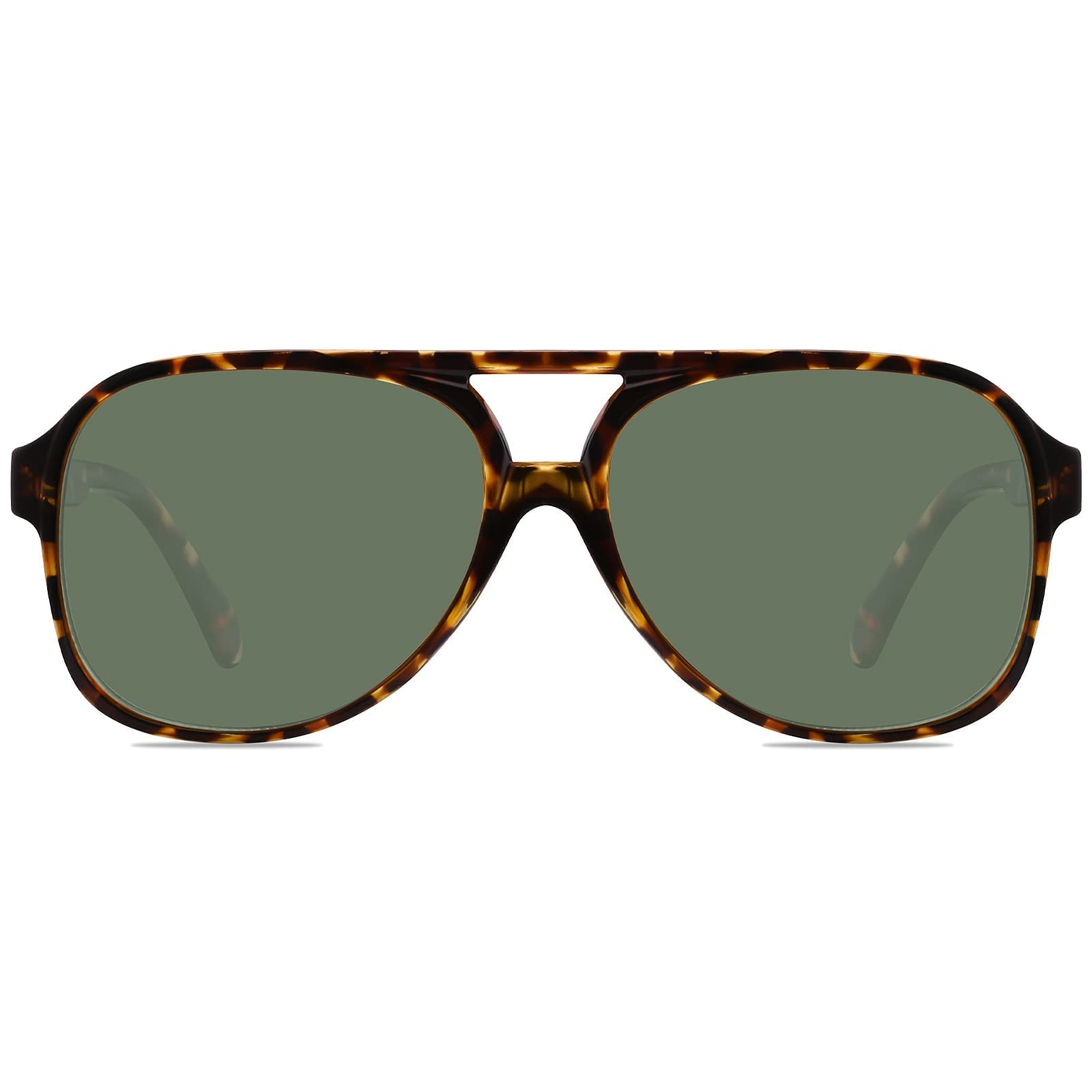 YDAOWKNRetro Aviator Sunglasses for Womens Mens Large Frame Classic 70s Vintage Sunglasses Aviators