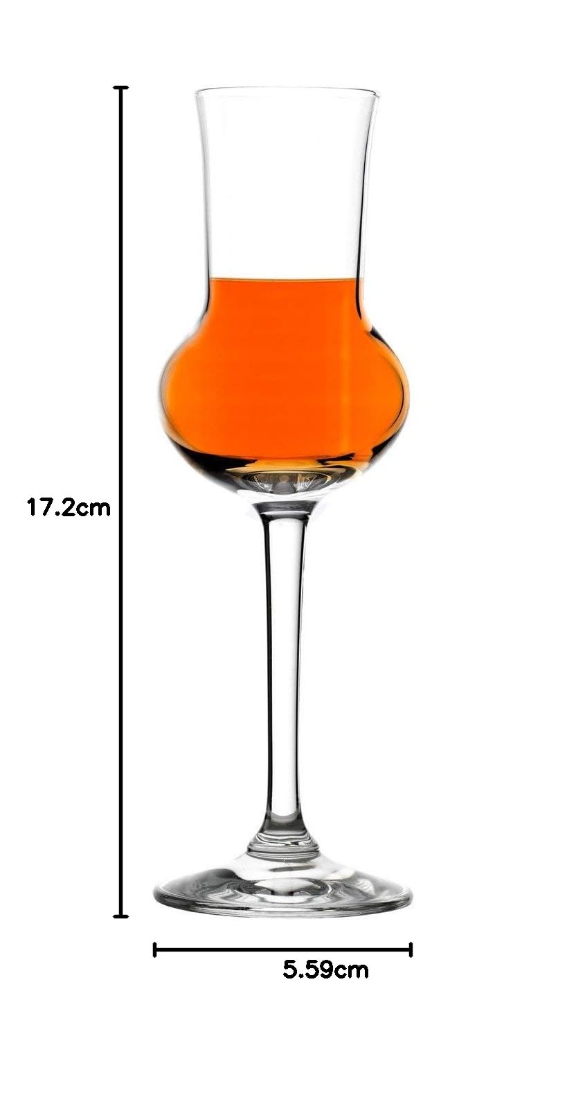 Copas para aguardiente de Stölzle Lausitz, juego de 6, de 87 ml, en imitación a cristal soplado, aptas para lavavajillas, de máxima calidad