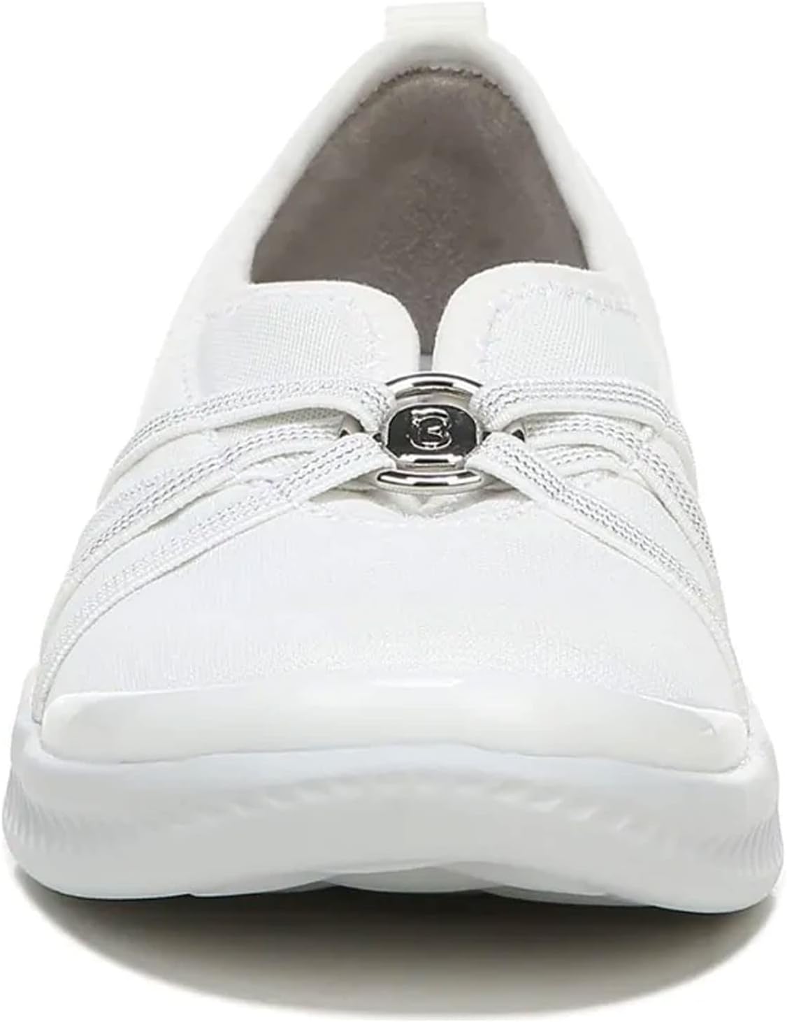 LifeStride BZees Women's Niche Slip-On Comfort Ballet Flat,Bright White,7 Wide - Image 3
