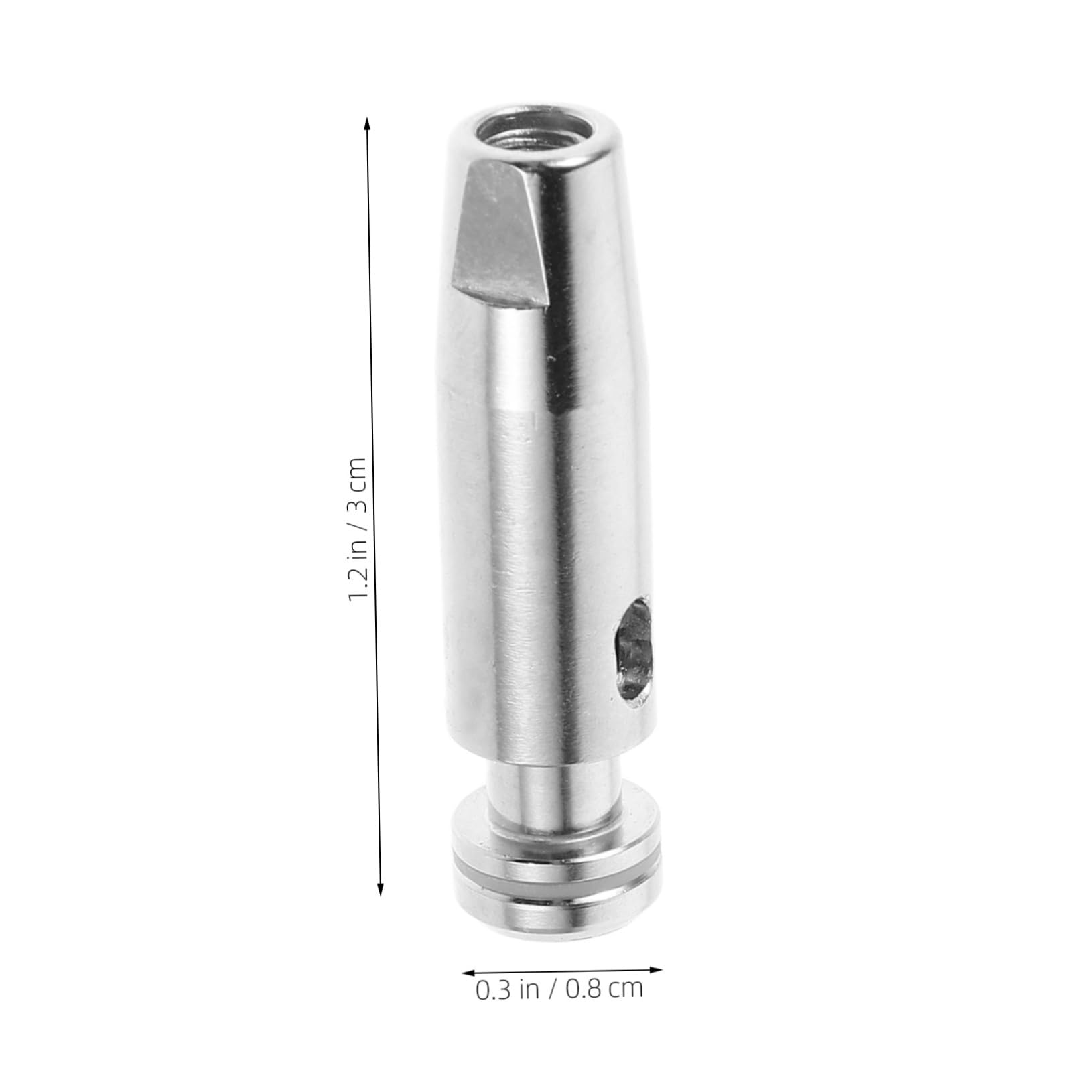 DECOMELODY High Durability Fencing Practice Sword Head Metal Tip Replacement for Fencing Sword