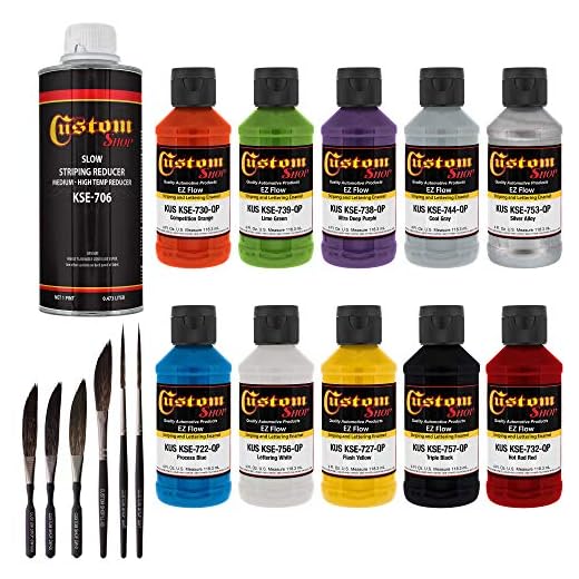 Custom Shop Lettering Enamel/pinstripe 10 Paint Colors
