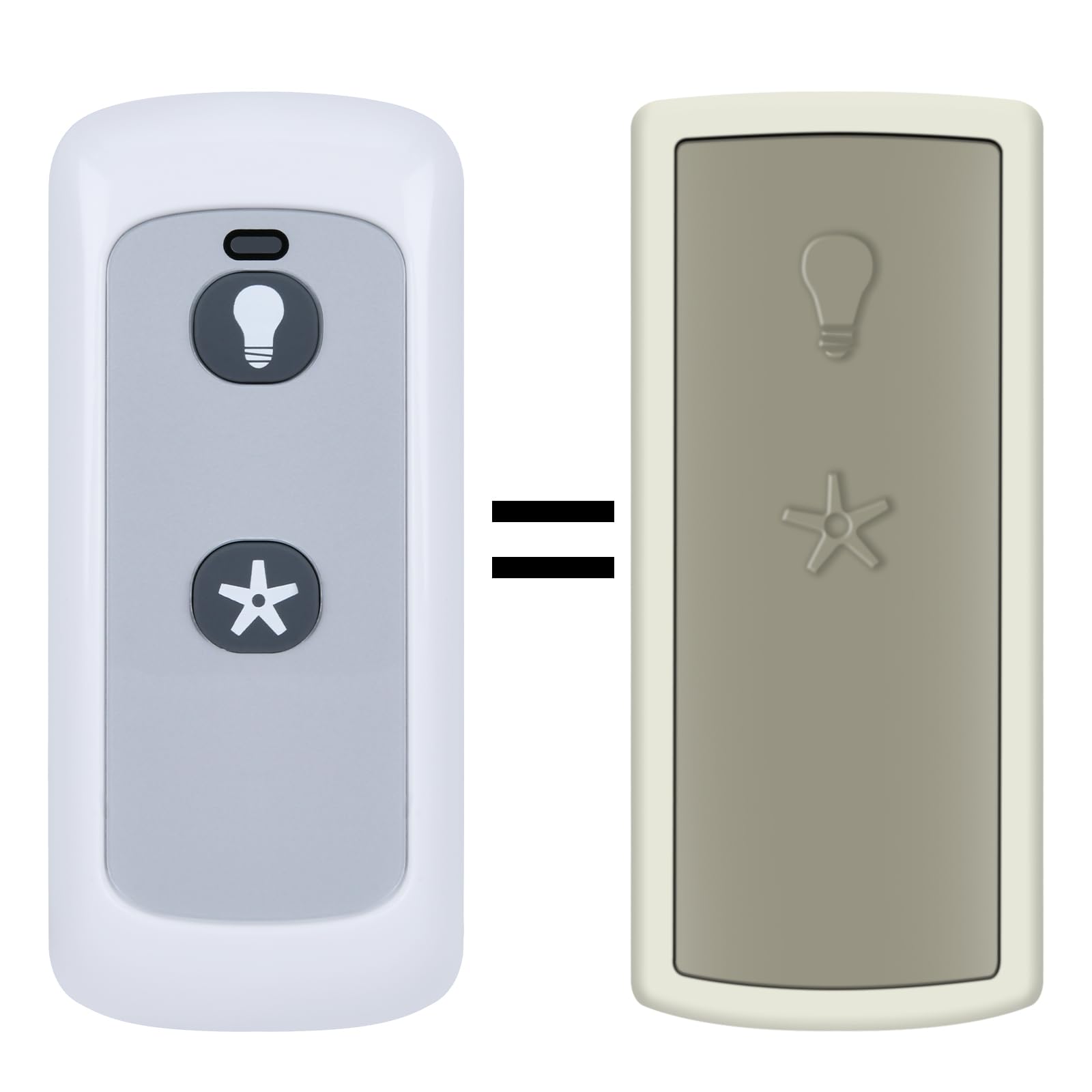 New Remote Control Replacement for Hampton Bay Hunter Universal Ceiling Fan Remote Control 340887