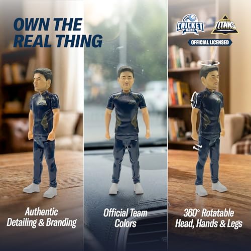 Image of Action Figure, IPL Edition, 7 Inch Shubman Gill | 360 Rotatable Head, Cricket Player, For Fans & Collectors