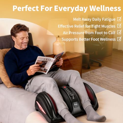 TISSCARE Foot Massager for Neuropathy: Shiatsu Feet Massager with Heat for Plantar Fasciitis, Pain Relief, Circulation, Deep Kneading Relaxation Massage for Women Men - Image 5