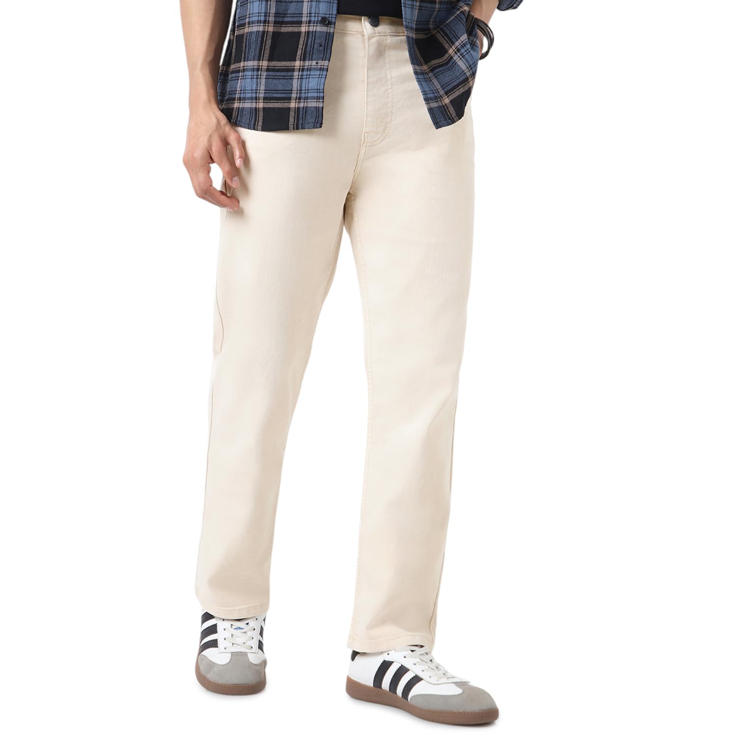 urbano fashion Men's Straight Fit Washed Jeans Stretchable-picture-31