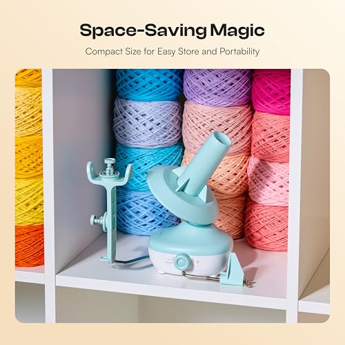 Image of Caydo Electric Yarn Winder M1, Effortless Yarn Organizer for Crochet Lovers