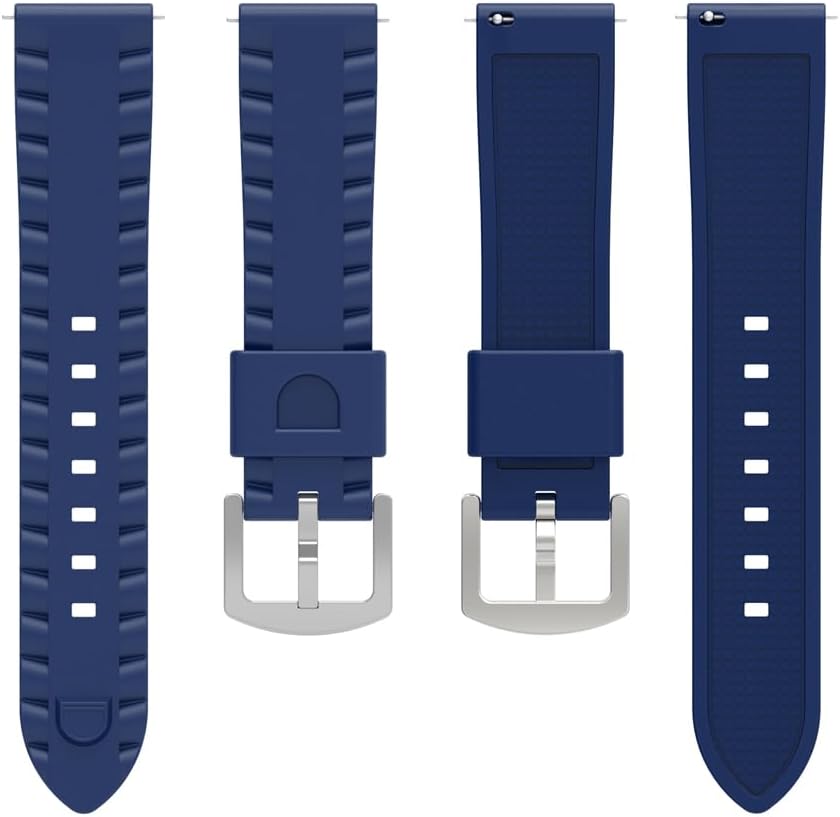 Quick Release Watch Band for Garmin Forerunner 70, Forerunner 170, Forerunner 170 Music - [Silicone] Replacement Bands Watch Strap | Compatible with Amazfit Cheetah 2 Pro, Active 3 Premium image 3