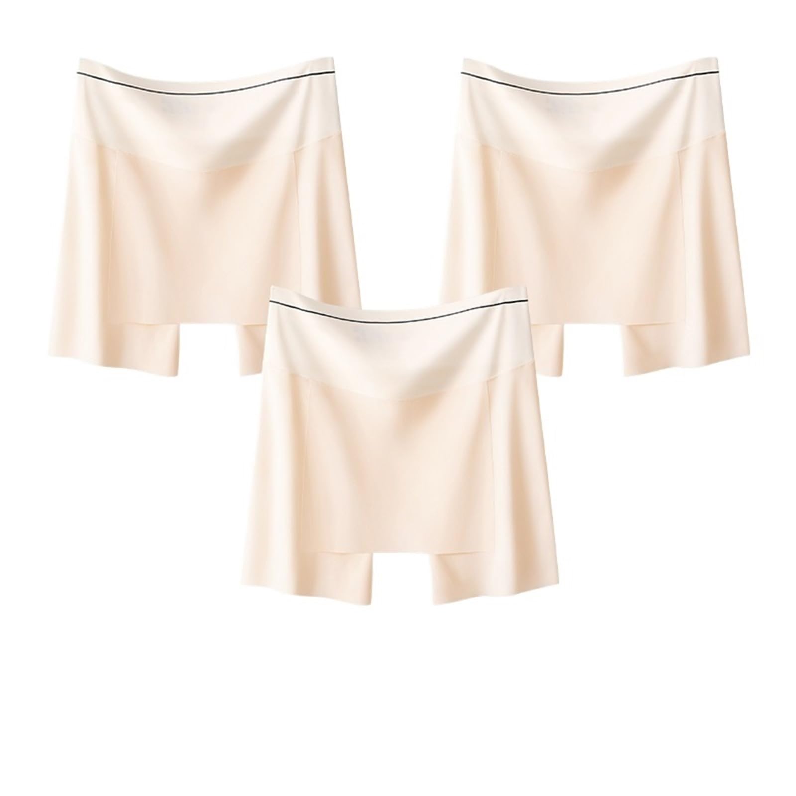 Damen Boxershorts Sommershorts Sicherheitsshorts Damen Nahtlose Höschen Ice Silk Unterwäsche Unter Dem Rock Plus Size Geeignet Für Kleider, Fitness, Yoga(Set 6,XXL)
