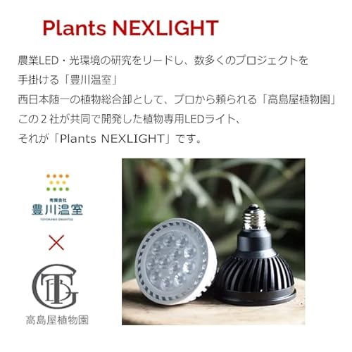 PLANTS NEXLIGHT PLANTS NEXLIGHT BLACK NL-PAR30-BC95 の商品画像 3
