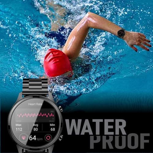 Image of SupCares Military-Grade Gorilla Tempered Glass Screen Protector for Noise Watch Fit Halo, Halo Plus, Evolve 4 and Huawei Watch GT 5 (46 mm) With Installation Kit | Transparent | Pack of 2