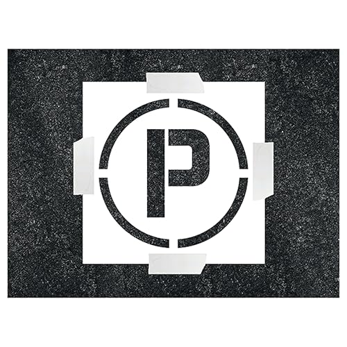 Pochoir icône de stationnement pour organiser les parkings d'entreprise et copropriétés