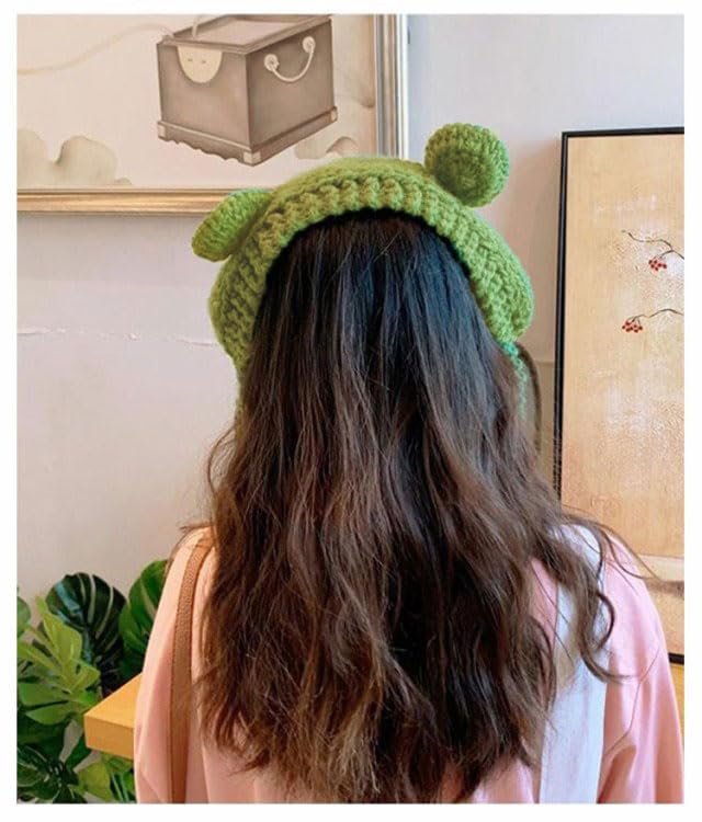 twoflogs カエル顔　バラクラバ　ニット帽 楽天市場】レディース 女性用 大人 2枚セット 小顔効果 女の子