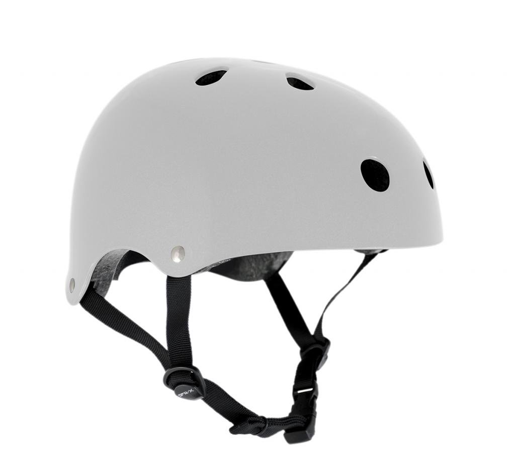 SFR Skate/Scooter/BMX Helmet - Gloss White XXS-XS (49cm-52cm)