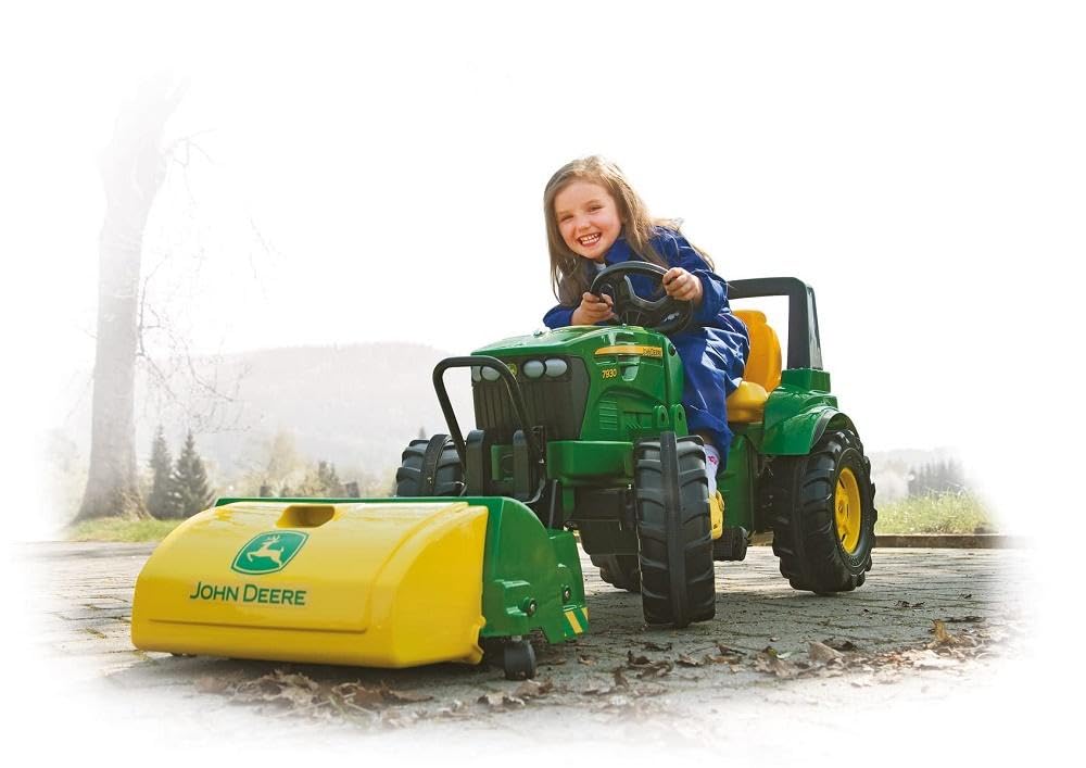 Rolly Toys rollyFarmtrac John Deere 7930 (asiento ajustable, neumáticos silenciosos, adecuado para 3 a 8 años, elevador delantero y trasero, vehículo de pedales para niños) 700028